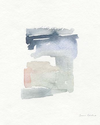 Framed Sea Glass Color Studies I Print