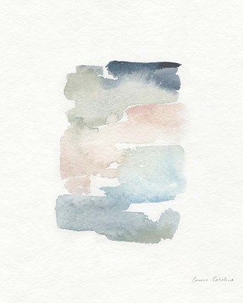 Framed Sea Glass Color Studies II Print