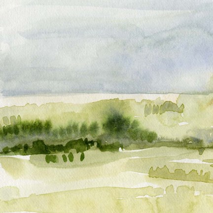 Framed Tempered Horizon I Print