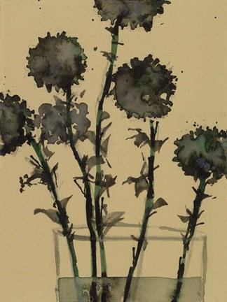 Framed Dry Stems I Print