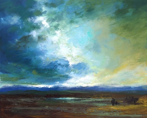 Framed Pacific Skyscape Print