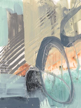 Framed Sorbet Abstract II Print