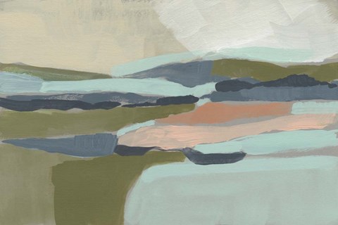 Framed Pastel Plane I Print