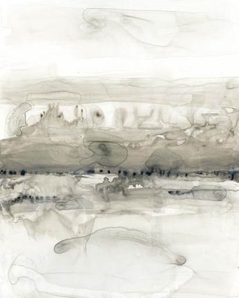 Framed Grey on the Horizon I Print