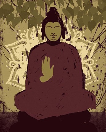 Framed Under the Bodhi Tree II Print