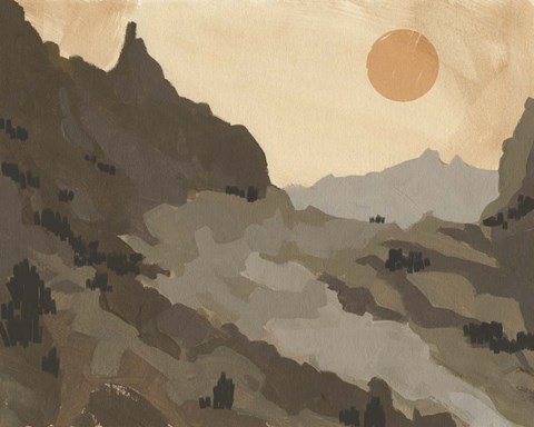 Framed Thunder Rock I Print