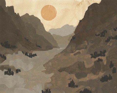 Framed Thunder Rock II Print