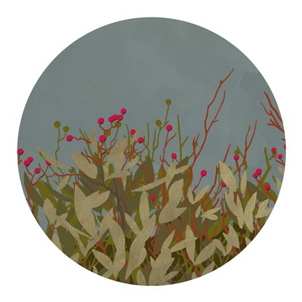 Framed Winterberry Bush II Print