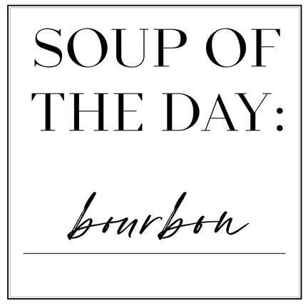 Framed Soup du Jour I Print