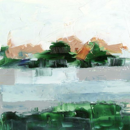 Framed Sienna Sunset II Print