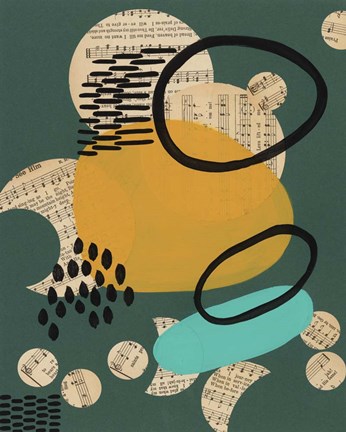 Framed Contemporary Configuration II Print