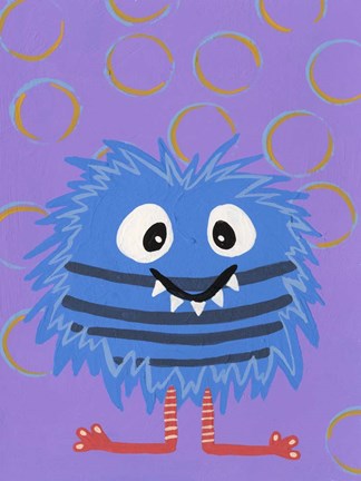 Framed Happy Creatures I Print