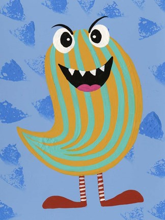 Framed Happy Creatures IX Print