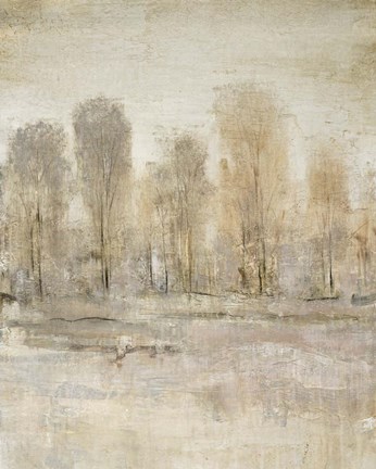 Framed Peaceful Forest II Print