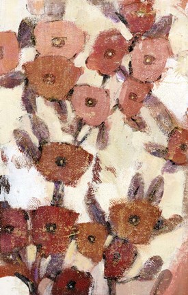 Framed Floral Patterns I Print