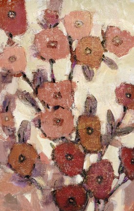 Framed Floral Patterns II Print