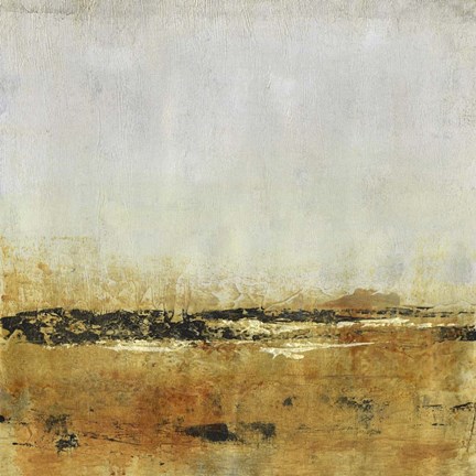 Framed Gold Horizon II Print