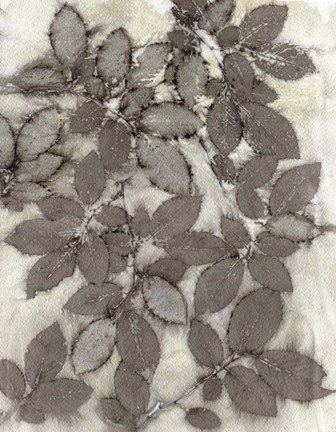 Framed Rose Leaves Print