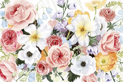 Framed Wildflower Dreams III Print