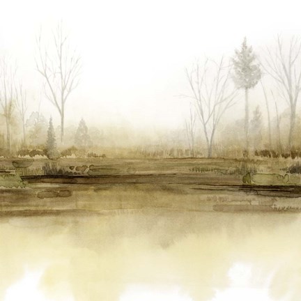 Framed Golden Season I Print