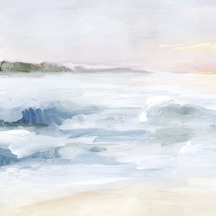 Framed Surf at Dawn I Print