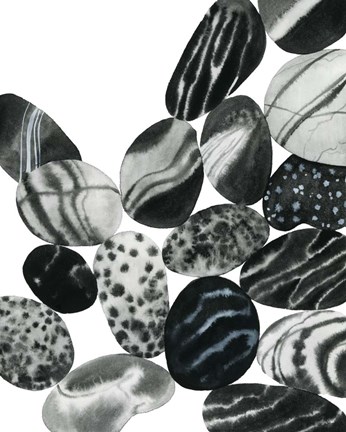 Framed Dalmatian Rocks II Print