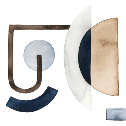 Framed Moving Pieces I Print