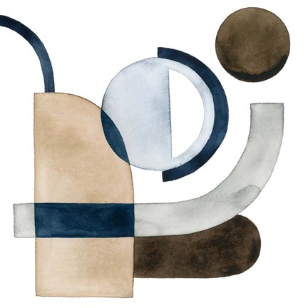 Framed Moving Pieces IV Print