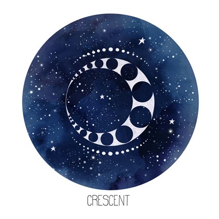 Framed Celestial Orb I Print