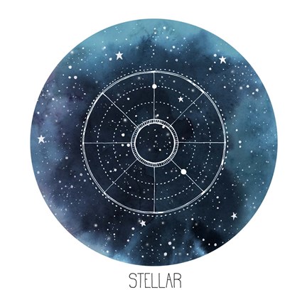 Framed Celestial Orb IV Print