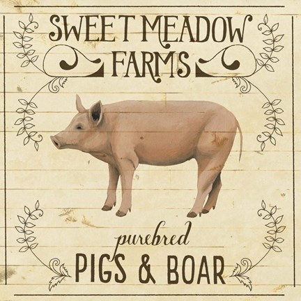 Framed Animal Farm Collection III Print