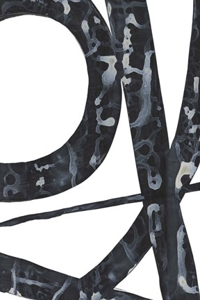 Framed Onyx Tracery II Print