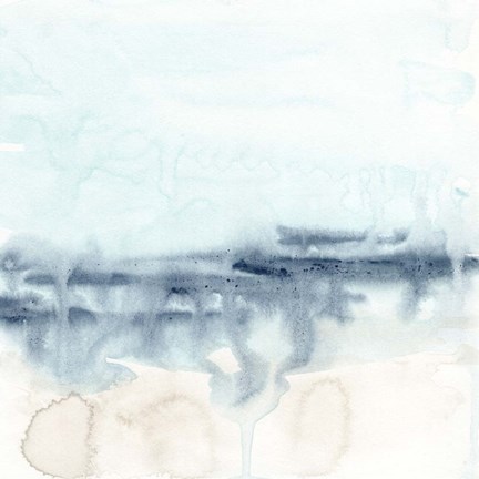 Framed Marshline Impression II Print