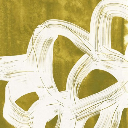 Framed Olive Helix III Print