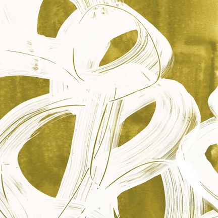 Framed Olive Helix VII Print