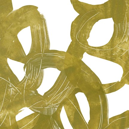 Framed Olive Helix VIII Print