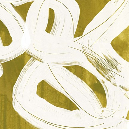 Framed Olive Helix IX Print