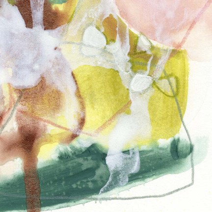 Framed Verdigris Spring I Print