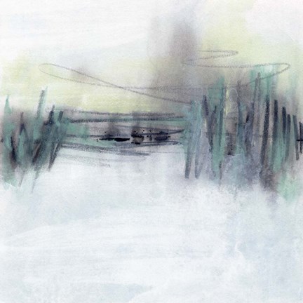 Framed Treeline Borealis II Print