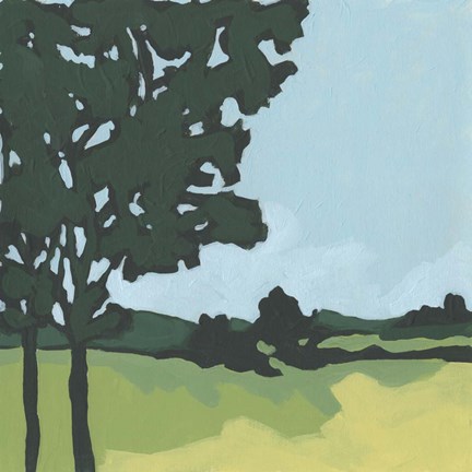 Framed Arbor Silhouette I Print