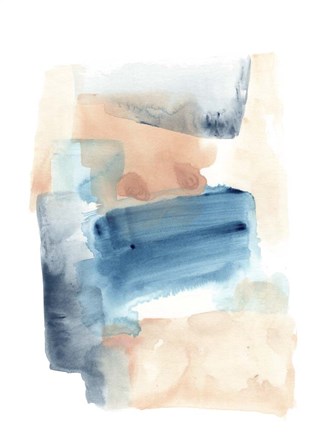 Framed Wave Stack II Print