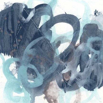 Framed Blue Byte I Print