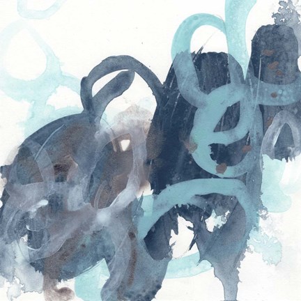 Framed Blue Byte II Print