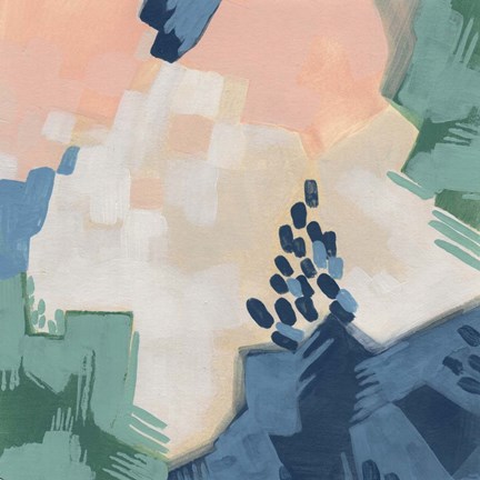 Framed Pixel Data II Print