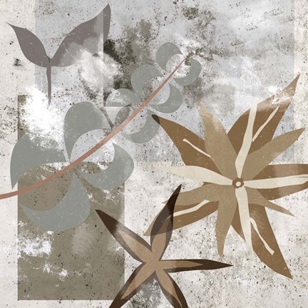 Framed Autumn Forest I Print