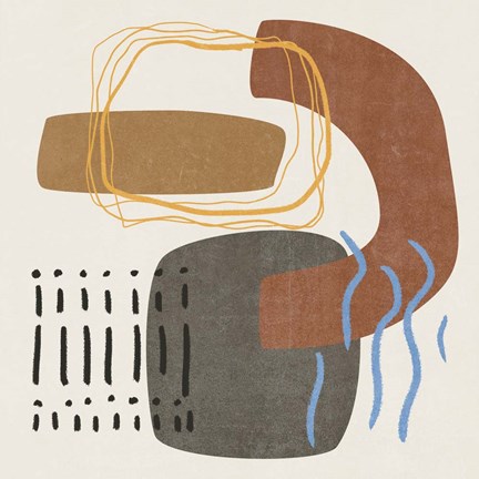 Framed Blue Stream II Print