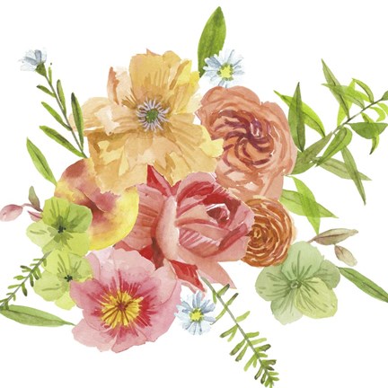 Framed Just Peachy IV Print