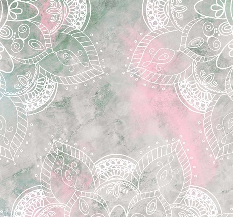 Framed Daylight Mandala I Print