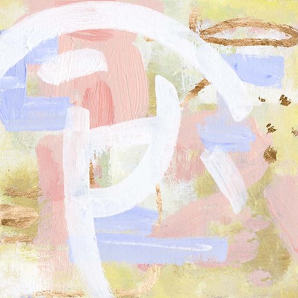 Framed Champagne Blush III Print