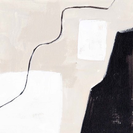 Framed Beach Bricks II Print